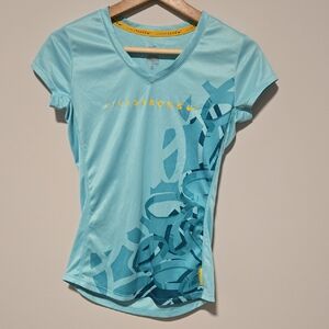 Nike Women's Light Blue Graphic Tee